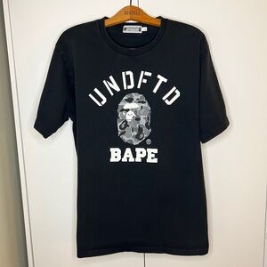 Undefeated x BAPE college tee L
